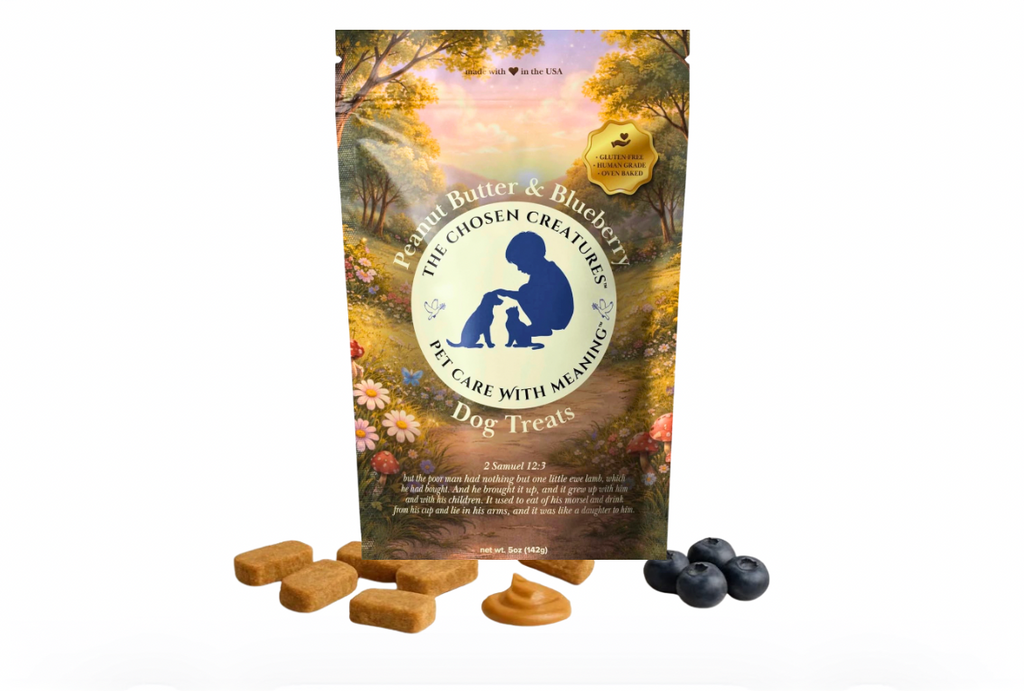 Peanut Butter & Blueberry Dog Treats